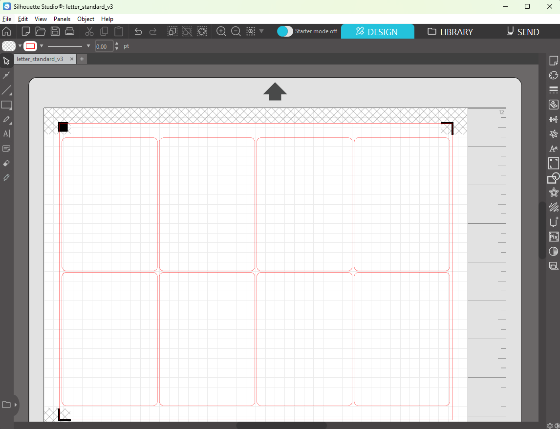 Cutting template