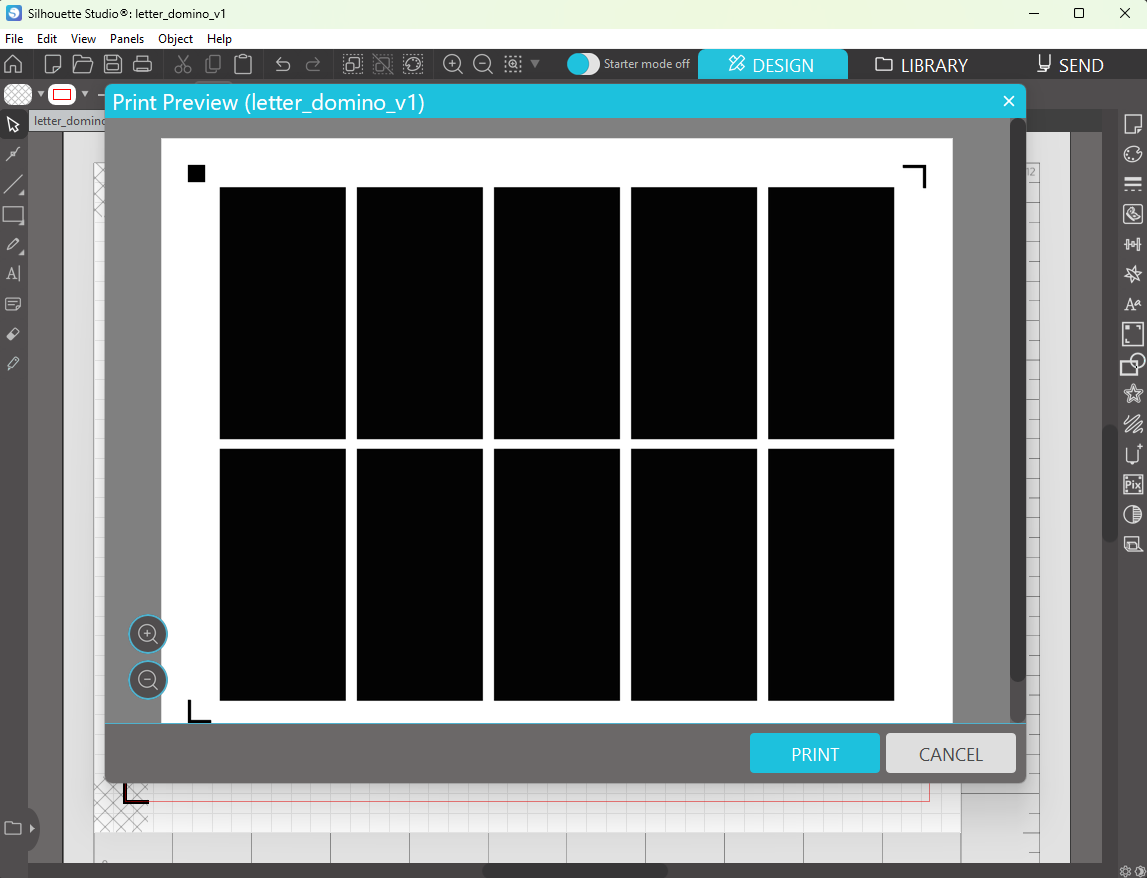 Print preview