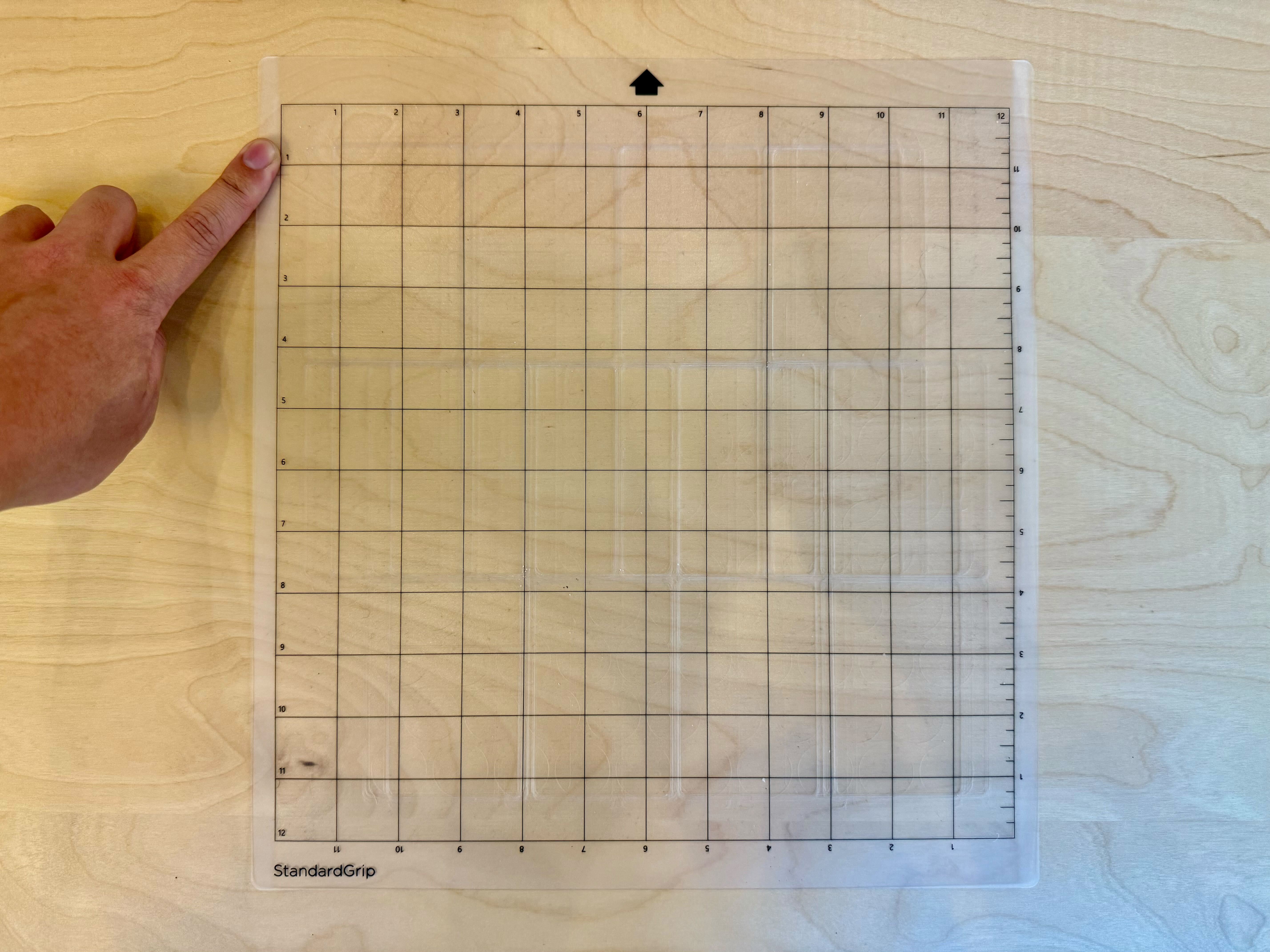 Notice the grid